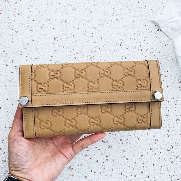 New Authentic Gucci Guccissima GG Leather Wallet - Picture 1 of 7